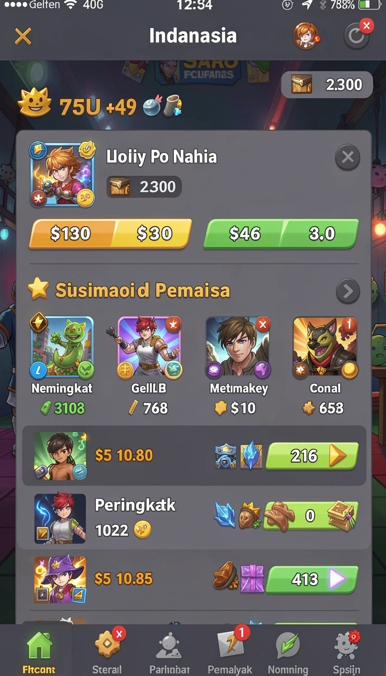 Beragam pilihan permainan menarik dalam aplikasi agamwin App APK Terbaru.